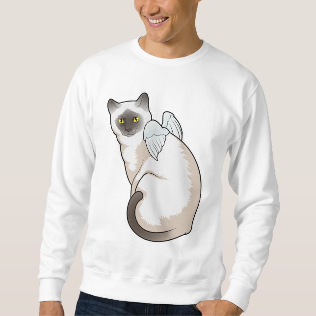 Cat Angel wings Sweatshirt (Front)