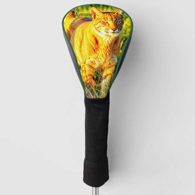 Cat Animal Driver Head Cover (Front)