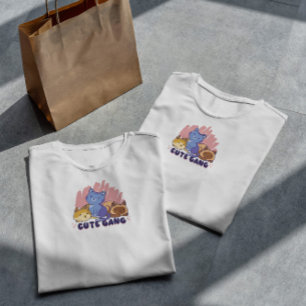Cat Animal Family Cute T-Shirt