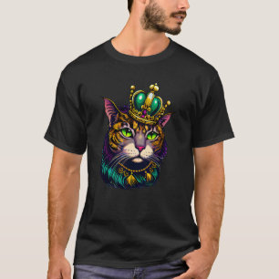 Cat Animal Mardi Gras Carnival Jester Cat Mardi Gr T-Shirt