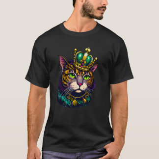 Cat Animal Mardi Gras Carnival Jester Cat Mardi Gr T-Shirt