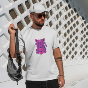Cat Animal Yoga Meditation   T-Shirt