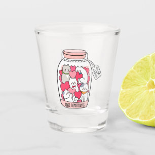 Cat Antidepressant Funny Cat Lover Gift Shot Glass