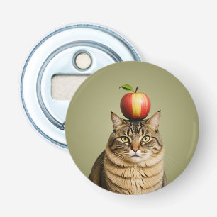 Cat Apple Bottle Opener