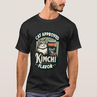 Cat Approved Kimchi Flavour - Cat Lover & Korean F T-Shirt