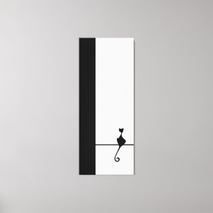 Cat Art Canvas Print