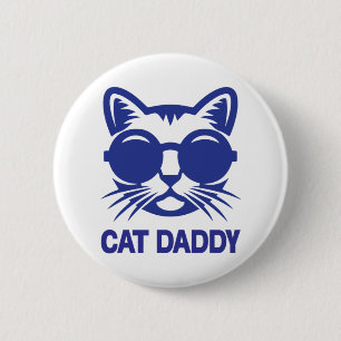 Cat Art Cat Daddy 6 Cm Round Badge