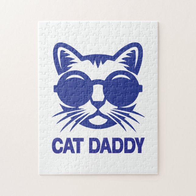 Cat Art Cat Daddy Jigsaw Puzzle (Vertical)