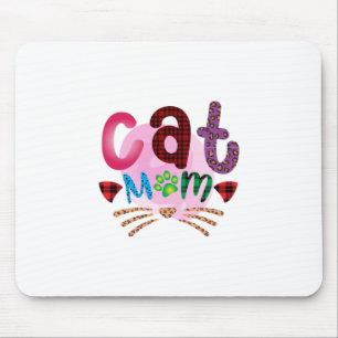 Cat Art Cat Mom_2 Mouse Pad