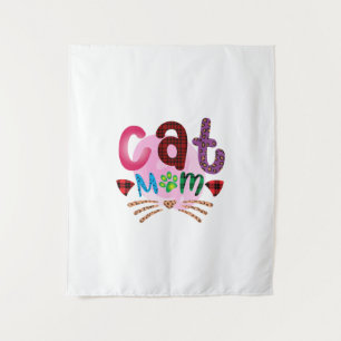 Cat Art Cat Mom_2 Tapestry