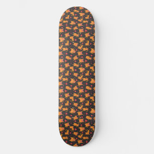 Cat Art   Cute Cat Pattern Childish Skateboard