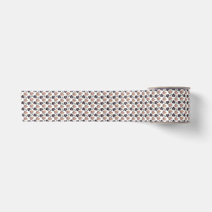Cat Art   Cute Cat Pattern Seamless Background Satin Ribbon