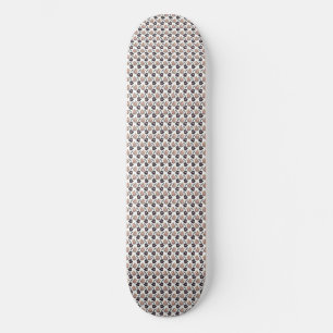 Cat Art Cute Cat Pattern Seamless Background Skateboard