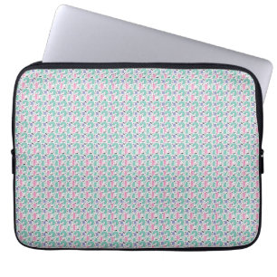 Cat Art Cute Cat Rainbows Laptop Sleeve