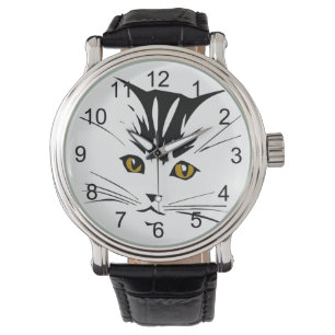 Cat Art Design Watch