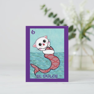 Cat Art, El Dulce, Postcard
