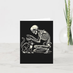Cat Art For Men Women Feline Costume Halloween Cat Card