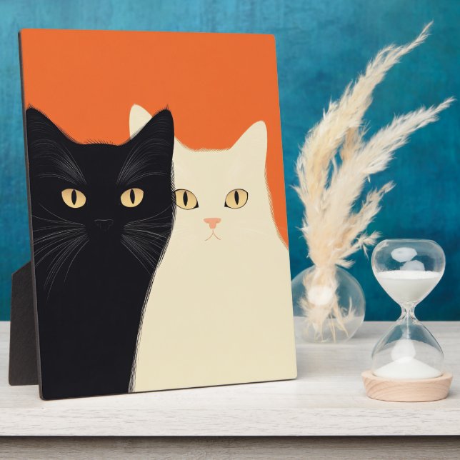 CAT ART FOR NURSERY  PLAQUE (Side)