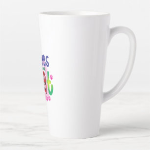 Cat Art I Am A Cat Person Latte Mug
