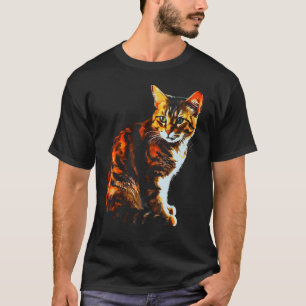 Cat Art - Pet Cat Motif Animal Cat T-Shirt
