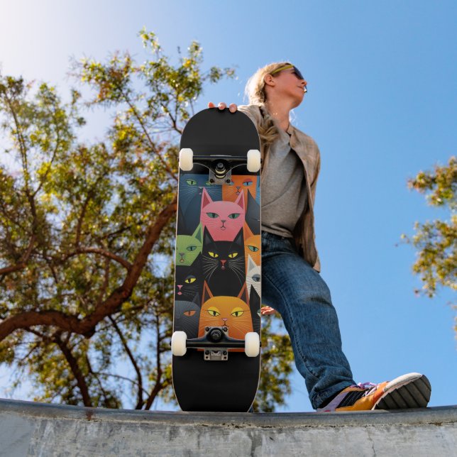 CAT ART SKATEBOARD (Outdoor 1)