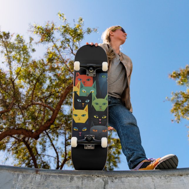 CAT ART SKATEBOARD (Outdoor 1)