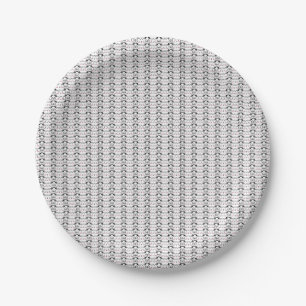 Cat Artwork Cute Cat Pattern Seamless Background Paper Plate