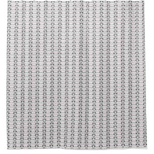 Cat Artwork Cute Cat Pattern Seamless Background Shower Curtain