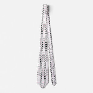 Cat Artwork Cute Cat Pattern Seamless Background Tie