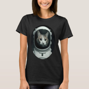 cat as an astronaut in space T-Shirt