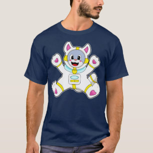 Cat As Astronaut In Costume  T-Shirt
