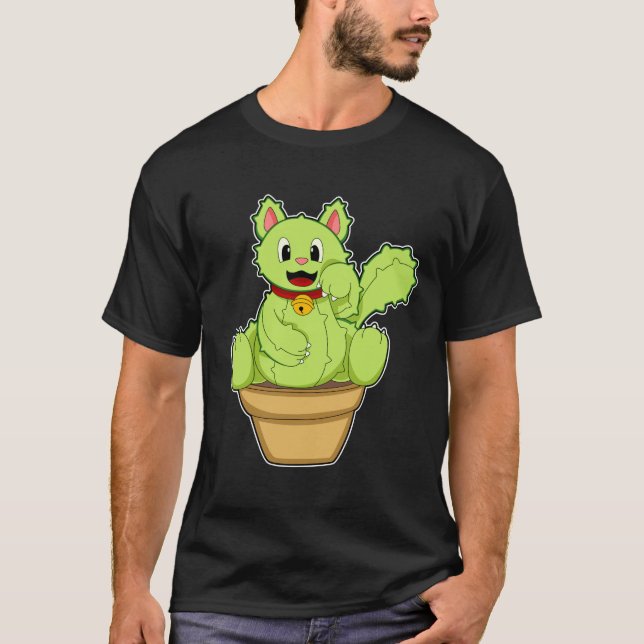 Cat as Cactus T-Shirt (Front)