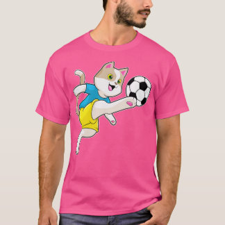Cat as player with ball T-Shirt