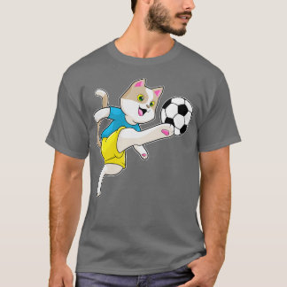 Cat as player with ball T-Shirt