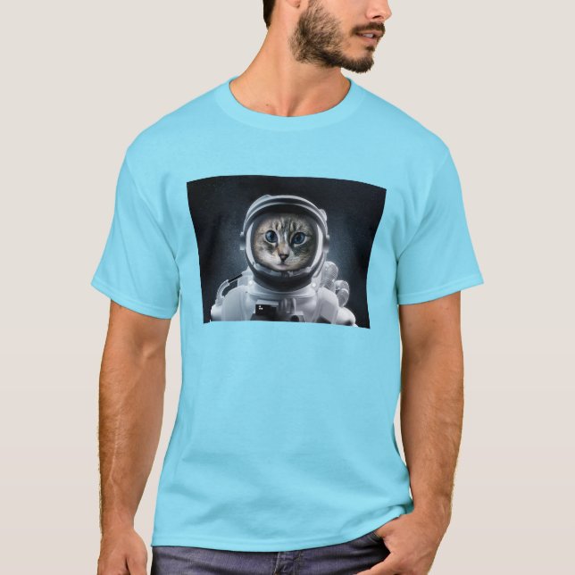 Cat Astronaut Chloe T-Shirt (Front)
