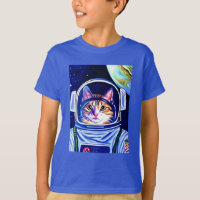 Cat Astronaut in Space 