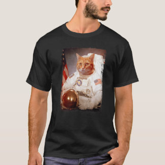 Cat Astronaut Moon Space Mission Animal Astronaut  T-Shirt