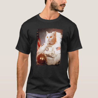 Cat Astronaut Moon Space Mission Animal Astronaut  T-Shirt