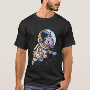 Cat Astronaut Space T-Shirt