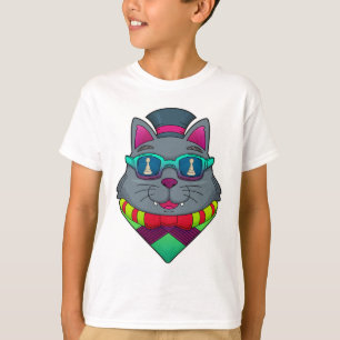 Cat at Chess with Chess piece Pawn T-Shirt