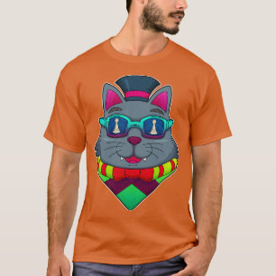 Cat at Chess with Chess piece Pawn T-Shirt
