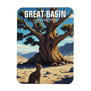 Cat at Great Basin National Park Nevada Magnet