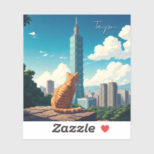 Cat at Taipei 101 Taiwan