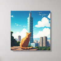 Cat at Taipei 101 Taiwan