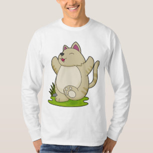 Cat at Yoga T-Shirt