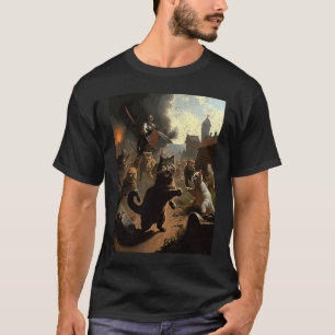 Cat Attack War T-Shirt