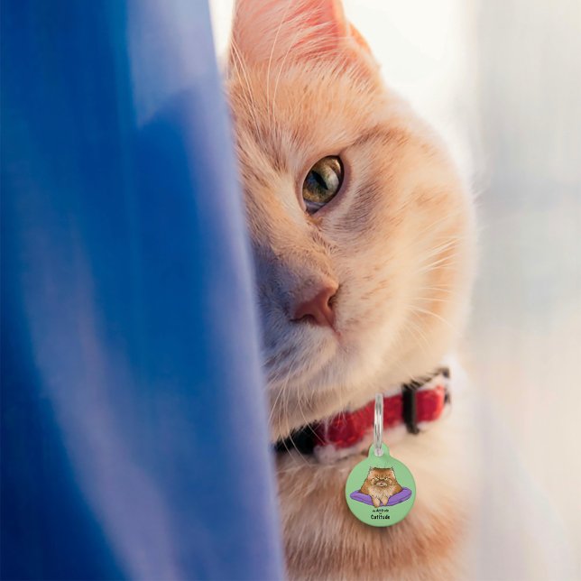 Cat Attitude Funny Pet Tag (Creator Uploaded)