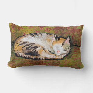 Cat, August Macke Lumbar Pillow