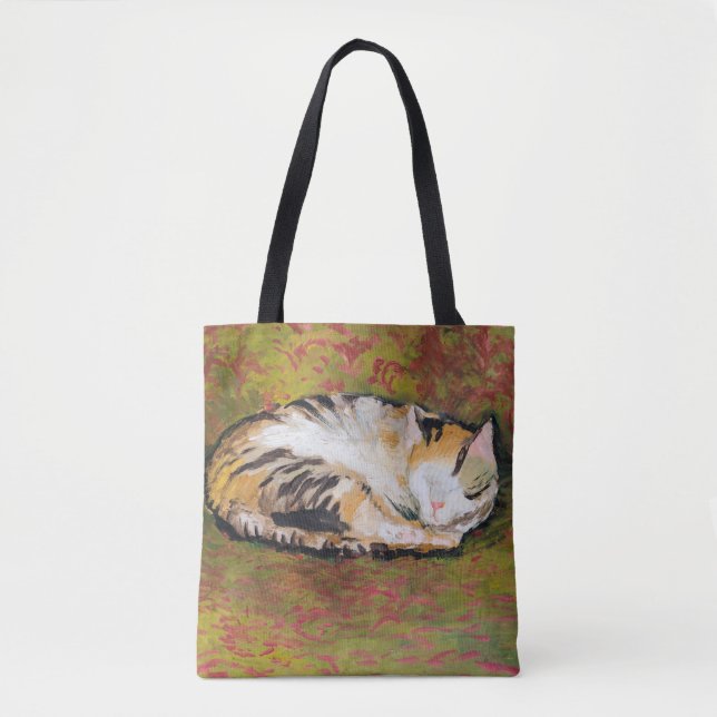 Cat, August Macke Tote Bag (Front)