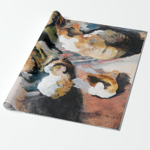 Cat, August Macke Wrapping Paper